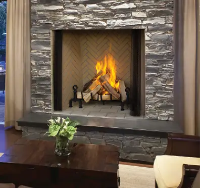 Wood Burning Fireplace