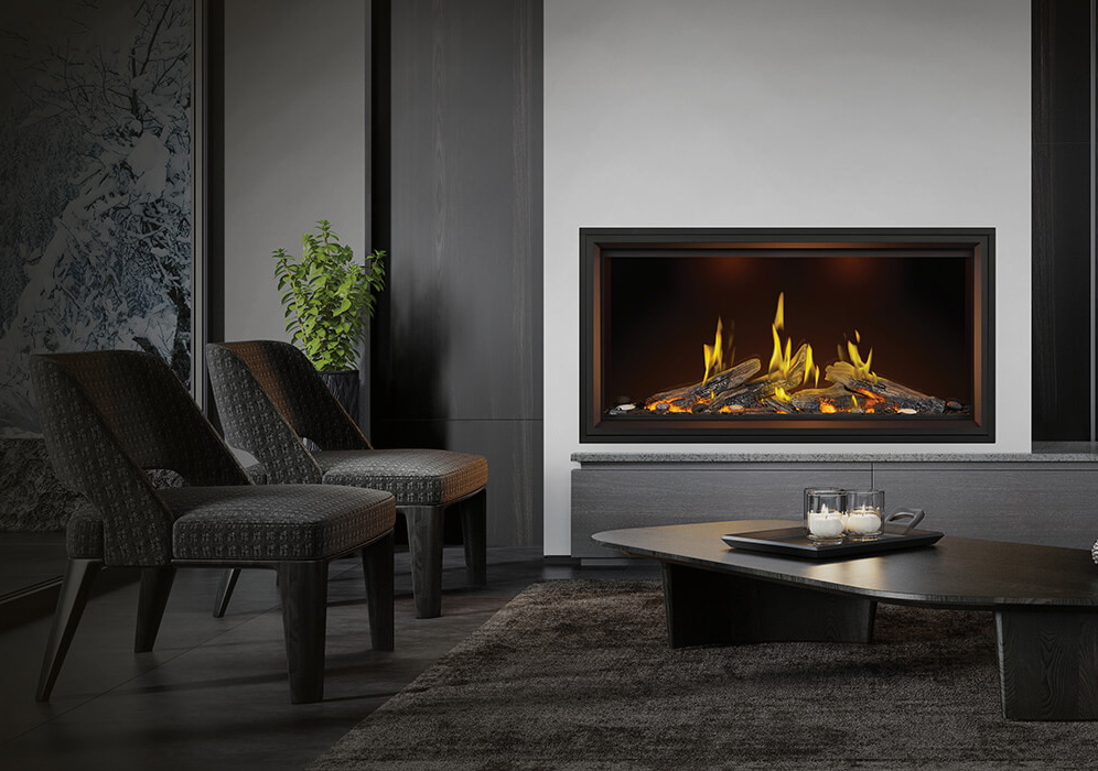 Tall Vector Direct Vent Fireplace